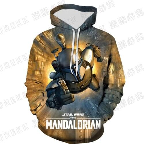 Boba Fett Baby Yoda Men Women Children Cool The Mandalorian Hoodies 3D Print Boy Girl Kids Sweatshirt Streetwear Fashion Tops