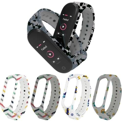 Colorful Silicone Watch strap For Xiaomi Mi Band 4 Bracelet for Miband3 4 Smart Watch Replacement Wristband for mi band3 4 Strap