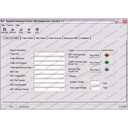 Wabash Trailer ABS Diagnostics 1.1