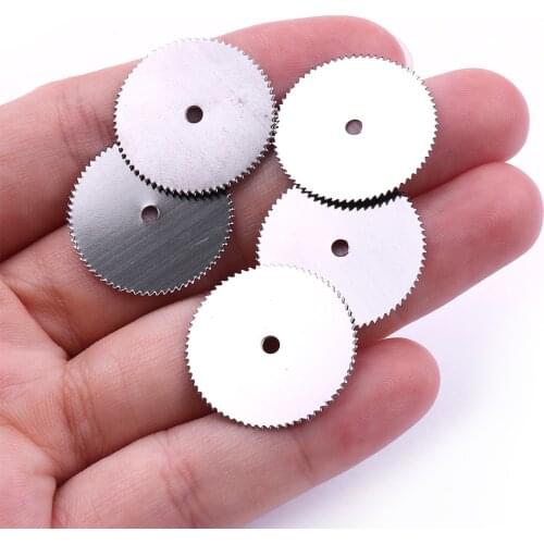 50Pcs/Lot Stainless Steel Mini 22mm Circular Wood Saw Blades Disc Dremel Rotary Cutting Tools