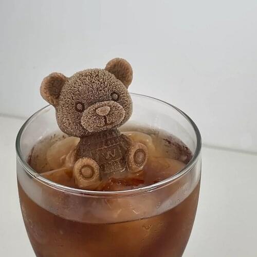 Animal Mold Ice Milk Tea Bear Ice Mold Ins Style Lovely Ice Lattice Ice Mold Creativity