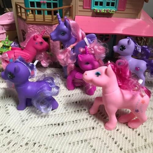 Little Horse Rainbow Pony Earth ponies Pegasus Unicorn Alicorn Model Kids Toys Gifts The best gift for the holiday