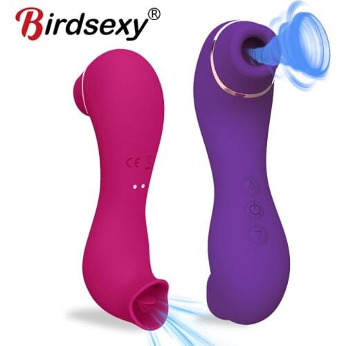 Clit Sucker Vagina Sucking Vibrator Clitoris Stimulator Blowjob Oral Nipple Sex Toys for Adult Women Masturbator Erotic Products