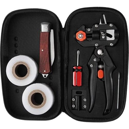 LBER Grafting Tool Kit Garden Pruner Tools for Fruit Trees Grafting Including Tapes Grafting Knife & Replacement Blades
