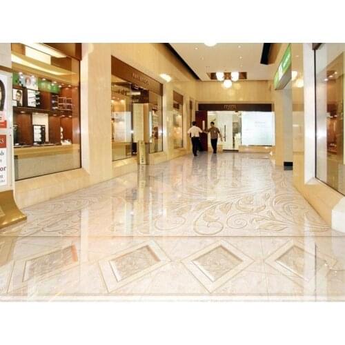 3D photo floor wallpaper mosaic pattern wallpaper 3d floor murals waterproof self-adhesive 3d floor stickers