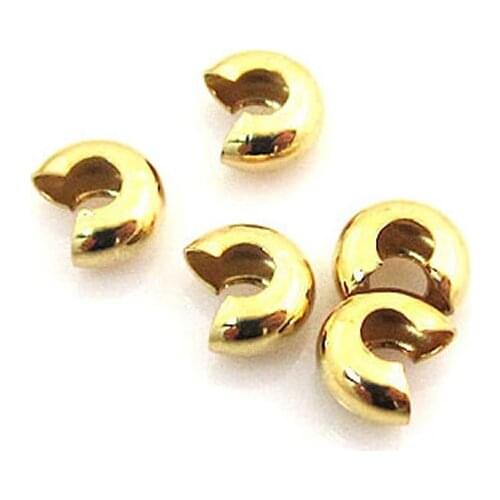 Beadsnice Crimp Bead Knot Covers End Beads Jewelry Finding for Handmade Making ID26624