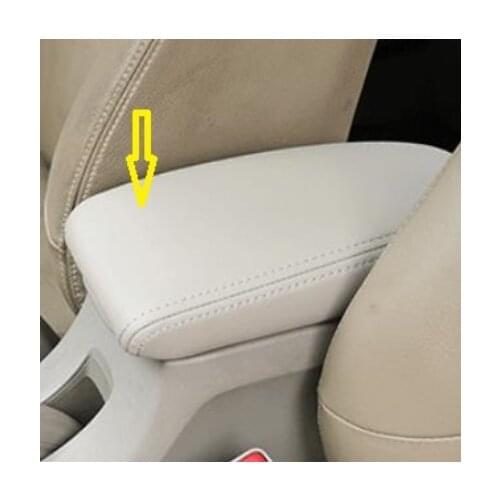 For Honda City 2008 2009 2010 2011 2012 2013 2014 Customzied Microfibre Leather Center Armrest Cover Car accessories interior