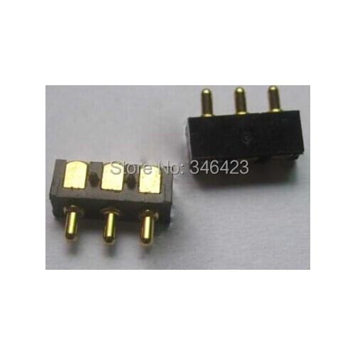 [PR] pogo pin connector Square 3PIN thimble connector head 3P Free Shipping