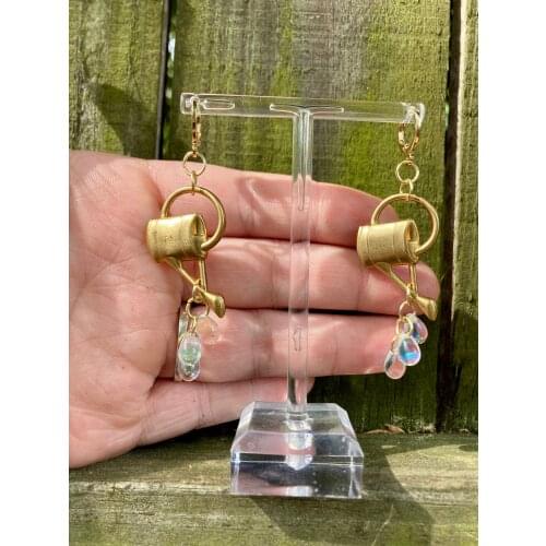 The Watering Can Earrings with Rains Dangle Drop Earrings