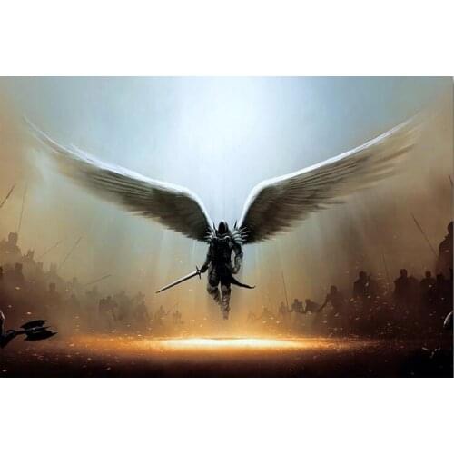 Angel Tyrrell Wings Art print Silk poster Home Wall Decor