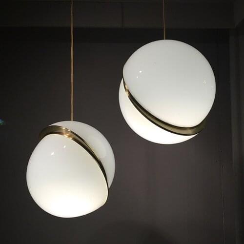 Modern Minimalist Pendant Light Lamp Nordic Ceiling Clothing Decoration Glass Ball Lamp For Living Room Bedroom Dining Room