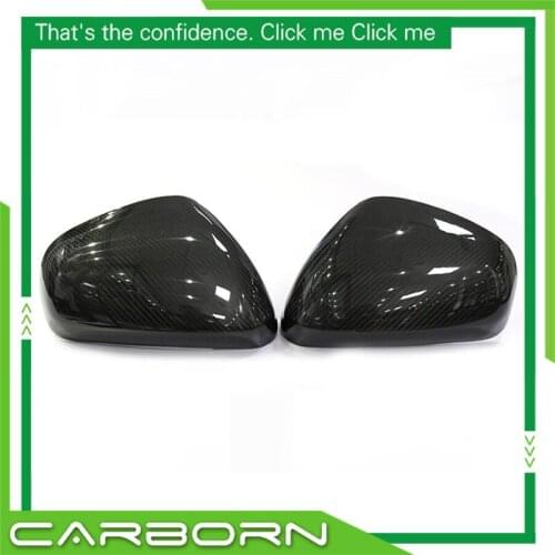 Dry Carbon Fiber Mirror Cover For-Maserati Quattroporte Gran Turismo(sport) Gran Cabiro 2007-2012 Add on/ 1:1 Replacement Style