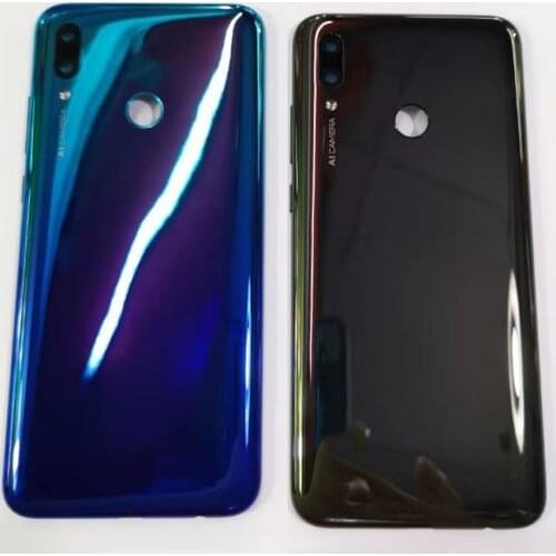 6.21" For Huawei P Smart 2019 Battery Back Cover Glass Rear Cover Housing Door Camera Glass Lens for P Smart 2019 Spare Parts
