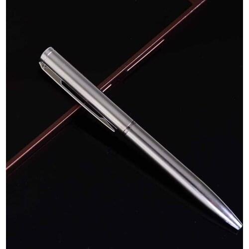 1pcs/lot Mini Metal Ballpoint Pen Rotating pocket-size Pen Portable Ball Point Pen Small Oil Pen Exquisite Brief