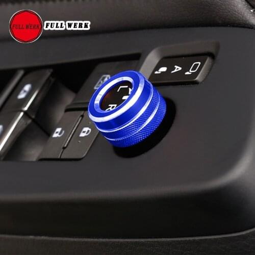 1 pc Aluminum Alloy Car Rearview Mirror Switch Knob Cover Decoration Ring Protector for Avalon 19 Interior Accessories