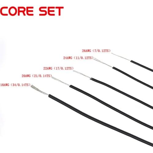 10 Meters PVC Wire Ultra Flexiable Cable 24AWG Wire 1.4mm PVC Electronic Cable
