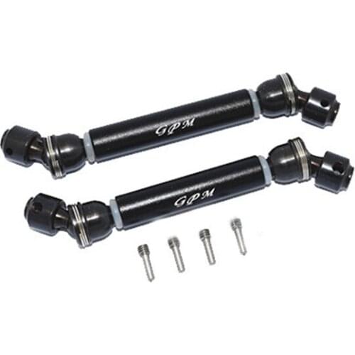 2pcs Metal Steel CVD Front Rear Drive Shaft for 1/10 Axial SCX10 III Wrangler RC Car Upgrade Parts Accessories AXI03007