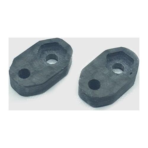 2Pcs Tamiya CNC Carbon Fiber Modify Parts Stabilizer Base 3mm 15495/95259 for Mini 4WD Car Model