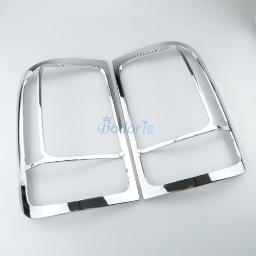 Accessories For Volkswagen VW Amarok 2011 2012 2013 2014 2015 Taillight Lamp Cover Light Overlay Panel Trim Chome Car Styling