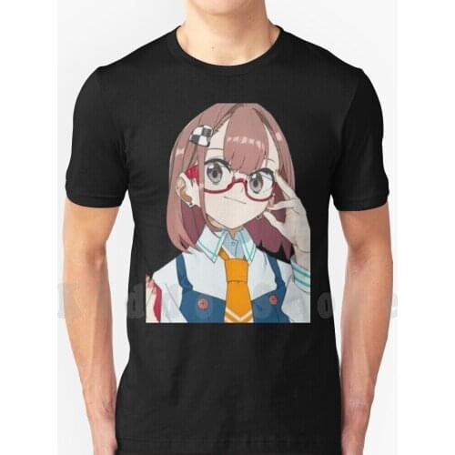 Hitomi Chris T Shirt Diy Big Size 100% Cotton Hololive Vtuber Anime Hololive Hololive Hololive Inugami Korone Kiryu Coco