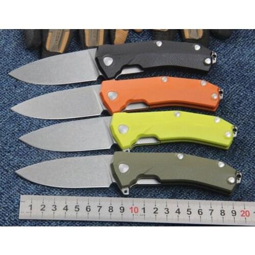 Italy KUR Pocket Folding Knife Stone Wash Sleipner Blade G10 Handle Ball Bearing Tactical Hunting Fishing EDC Survival Tool