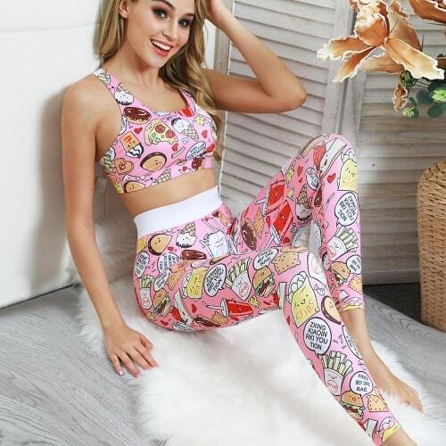 Raibaallu Seamless Women Yoga Sets Female Sport Gym Suits Wear Running Fitness Women Polka Dot Patchwork Crop Top Yoga Clothing