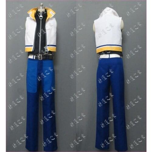 Free Shipping Kingdom Hearts Riku Uniform Game Cosplay Costume