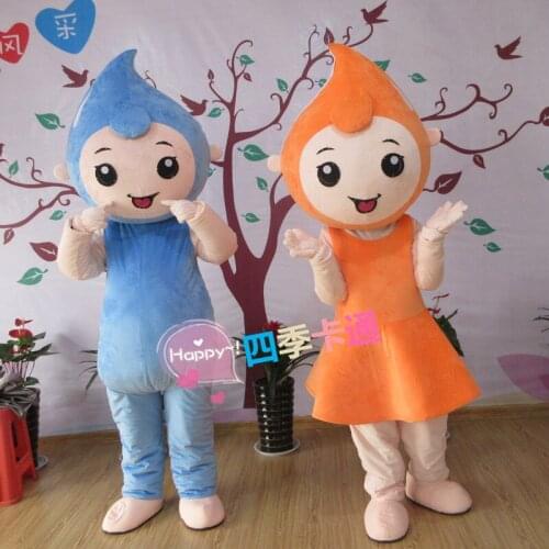 Adult Water Drop Raindrop Drip Mascot Costume Mascotte Theme Carnival Character Suit Funny Mascots Free Shipping