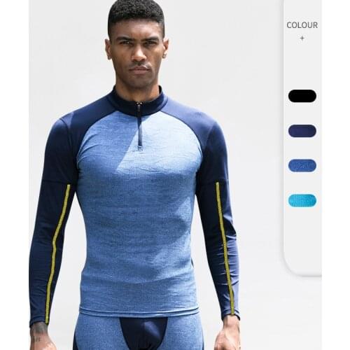 Autumn Winter Men Fitness Shirt Long Sleeve Tight Camo Sportswear Running Training Workout Gym Clothing Quick Dry Sweat Shirts