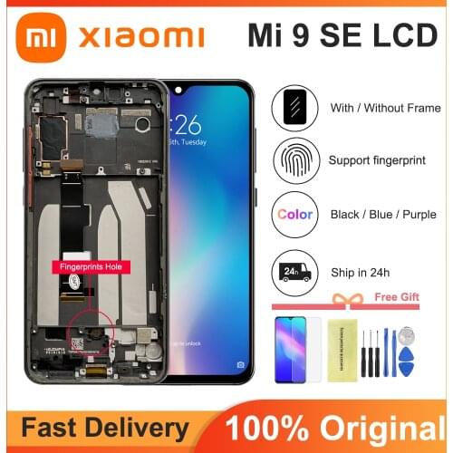 5.97'' Original LCD Display For Xiaomi Mi9 SE LCD For Xiaomi Mi 9 SE LCD Display LCD Screen Touch Digitizer Assembly black