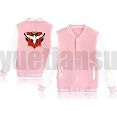 Casual Anime Free Fire Jacket Shooting Game Baseball Streetwear Long Sleeve Coat Oversized Hoodie Streetwear Couple Clothes