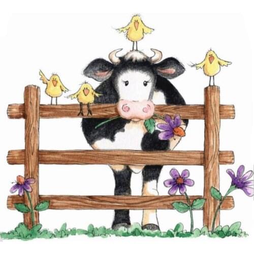 Cattle Fence Transparent Clear Pattern Stamps For DIY Scrapbooking/Card Making/Kids Christmas Fun Decoration