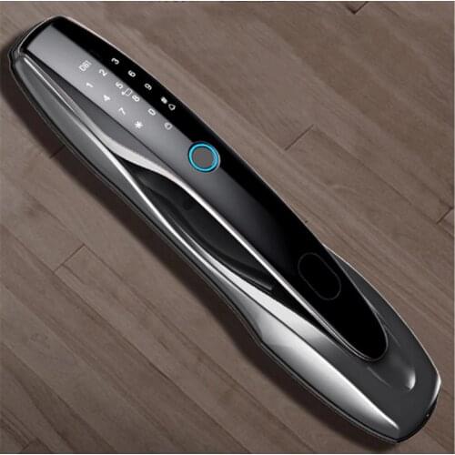 S916-1 Automatic Smart Wifi Tuya APP Digital Biometric Fingerprint Password Key Card Wifi Smart Door Lock