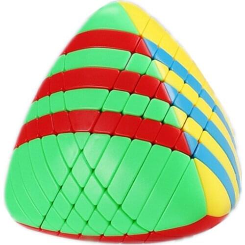 Shengshou 7x7 Mastermorphix Magic Cube sengso Stickerless Rice Dumplings Cube Puzzle Toy Games Gift cubo megico educational fun
