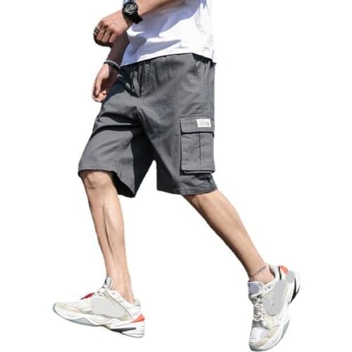 Cargo Shorts Men Military Mens Casual Pants Branded Clothing Hiking Plus Size 7xl 8xl Solid Cotton Boy Shorts 2021 Summer