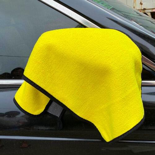Thicken Quality Car Care Polishing Absorbent Coral Fleece Soft Double Sided High Density Towel Car Kitchen Cleaning Cloth