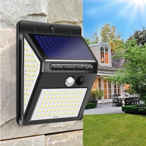 Solar Light 20/30/100/144 LED Waterproof Motion Sensor Security Solar Light Outdoor Emergency Wall Light