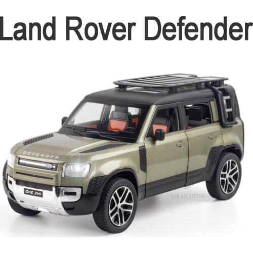 1/24 Defender SUV Alloy Toy Car Model Diecasts Vehicles Metal Simulation Car Model Collections Toys For Children Birthday Gifts
