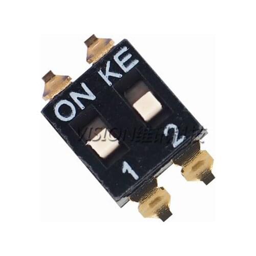 10PCS/LOT DIP Switch 2.54MM SMD 2P 3P 4P 5P 6P 8P