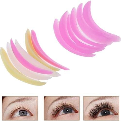 3 Pairs Eyelash Curl Silicone Perm Pad Fake Eyelash Shield Pad Eyelash Planting Patch Auxiliary Tools
