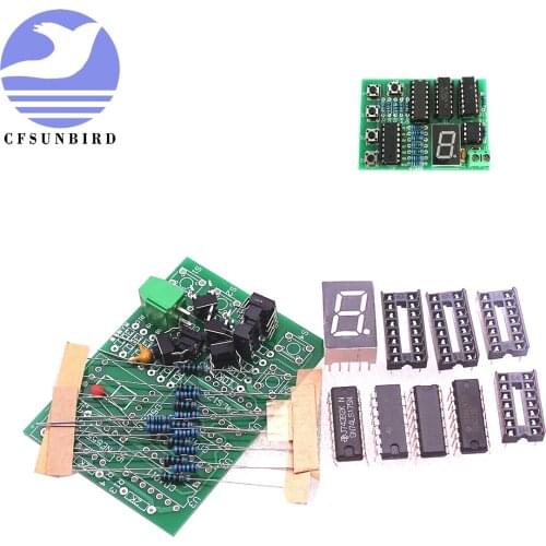 4 Channel Digital Display Responder DIY Kit Answer Device Suite For Electronic Training Parts DIY Four-person responder