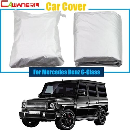 Cawanerl For Mercedes-Benz G G-Class Car Cover Snow Sun Rain Resistant Cover Dustproof Anti UV Sun Shield Auto Cover