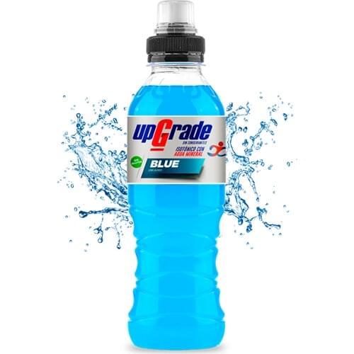 BENEDETTO UPGRADE BLUE isotonic drink for sportsmen with water and mineral salts. Contains 12 PCs of 500 ml. Each one