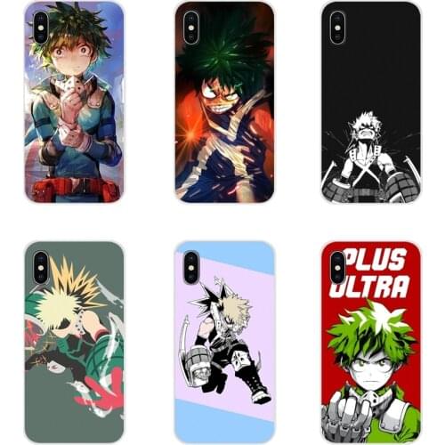 For Xiaomi Mi4 Mi5 Mi5S Mi6 Mi A1 A2 A3 5X 6X 8 CC 9 T Lite SE Pro Accessories Phone Cases Covers My Hero Academia Anime