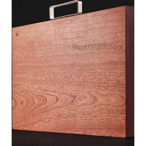 Ebony Rotary Handle Whole Wood Cutting Board Cutting Board Solid Wood Household Antibacterial Anti-mildew Chopping Board Cutting