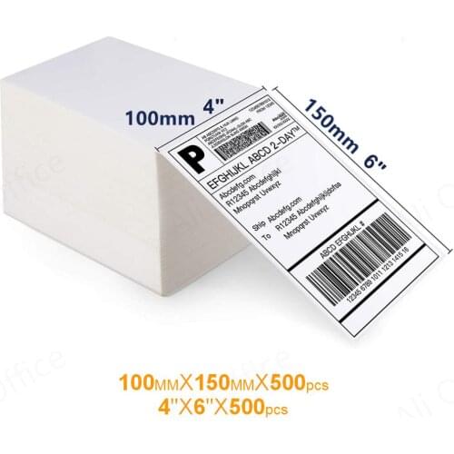 Shipping Label for Thermal Label Printer 4x6 100x150 100x200 100x180 Sticker for Zebra Label Maker Barcode DHL UPS Shopify Label