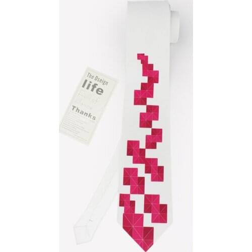 Free shipping men male Personality Unique Fashion Tie British Fan Groom Dress Up Casual printed neck Tie Footprint LIFE