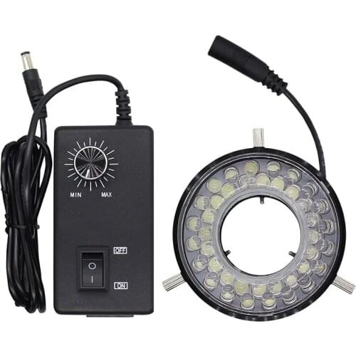 Microscope light source LED ring white light ccd industrial camera visual inspection 40 lamp bead diameter 28mm