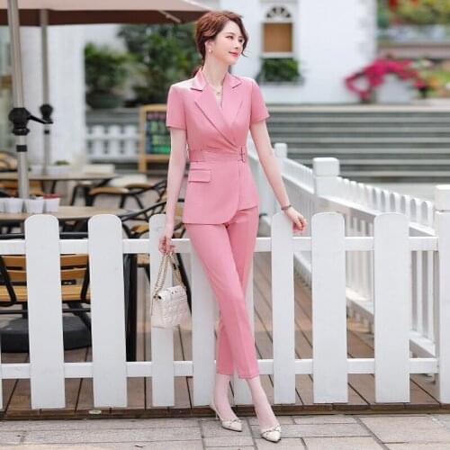 Женские брючные костюмы с пиджаком KEYURAN China At AliExpress