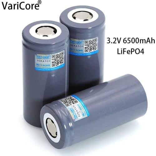 1-10PCS VariCore 3.2V 6500mAh 32700 Rechargable LiFePO4 Battery 35A Continuous Discharge Maximum 55A High power battery